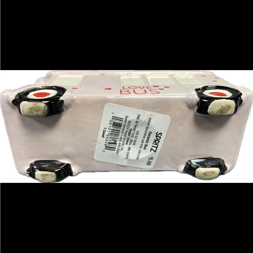 2025 TARGET VALENTINE DAY Spritz Ceramic LOVE BUS NEW